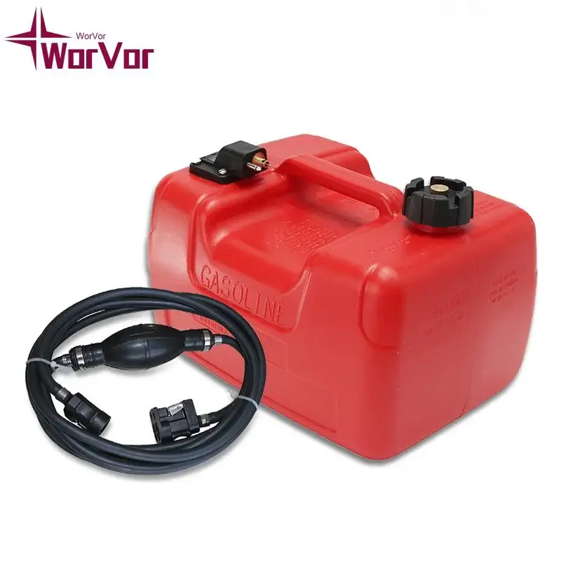 12 л лодочный подвесной топливный бак коробка для масла с разъемом красный