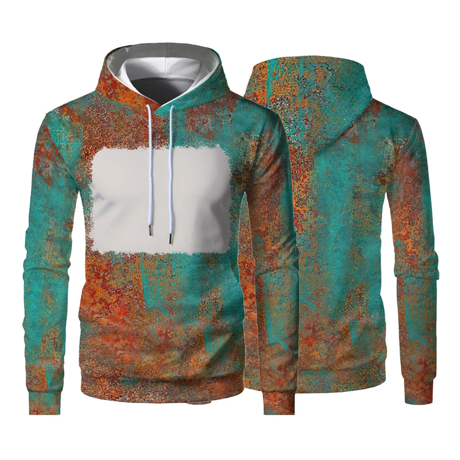 

Men Women Printing Sweatshirt Long Sleeved Hooded Collar Pullover Sweatshirt Male Casual Blouse Temperament Pullovers for Men