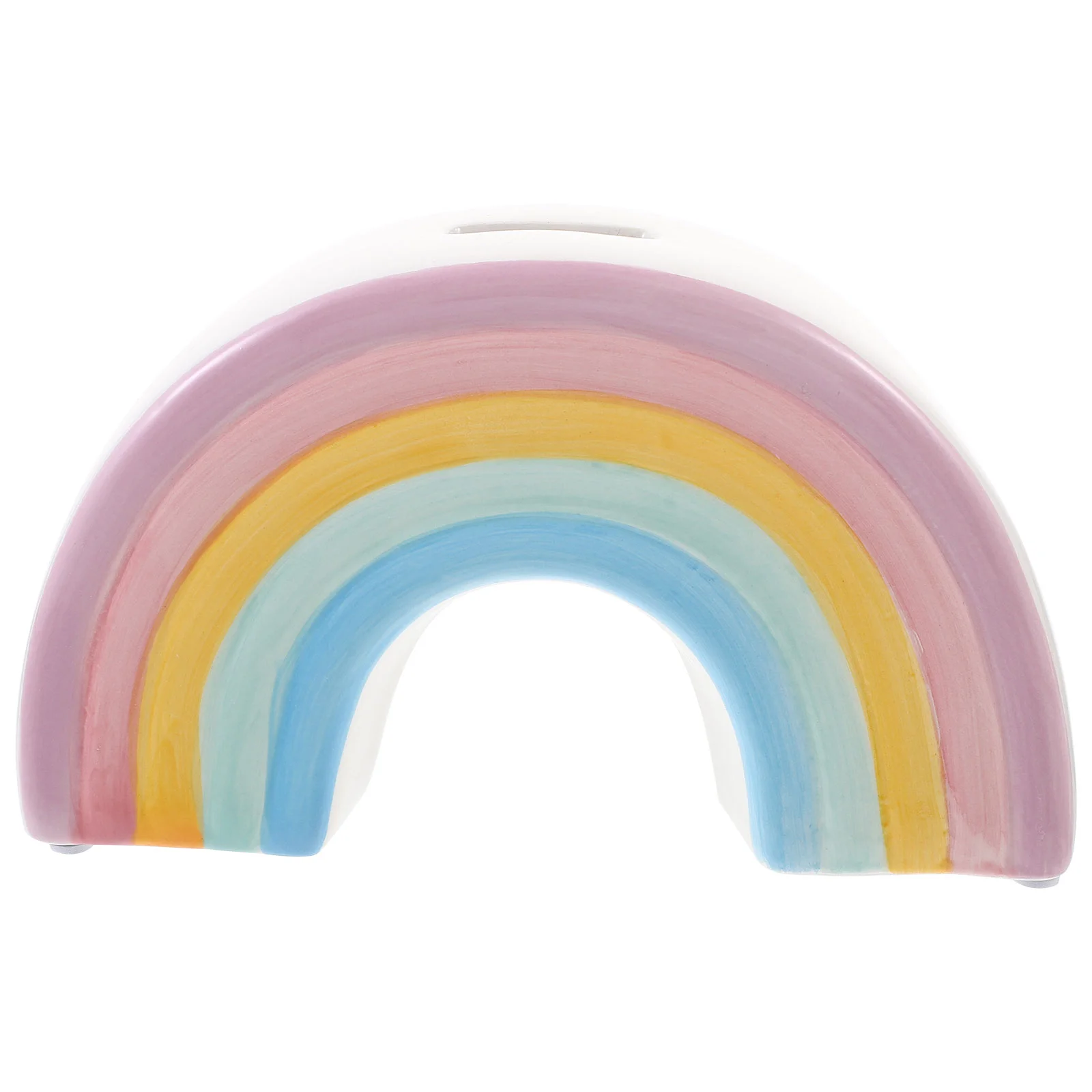 Радужная копилка мультяшная монета горшок для денег домашний орнамент форма