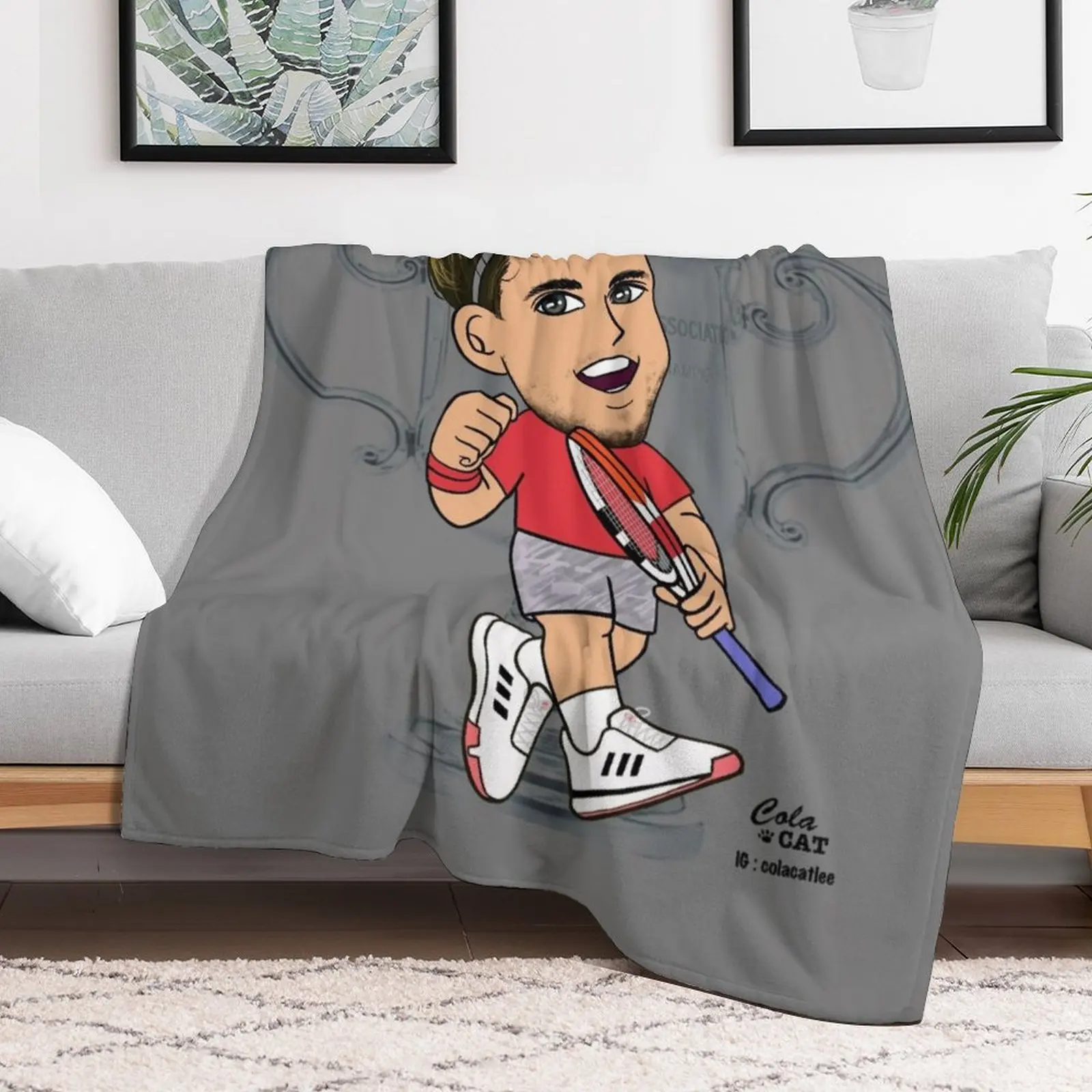 Dominic Thiem американское Открытое одеяло 2020 одеяла для кровати