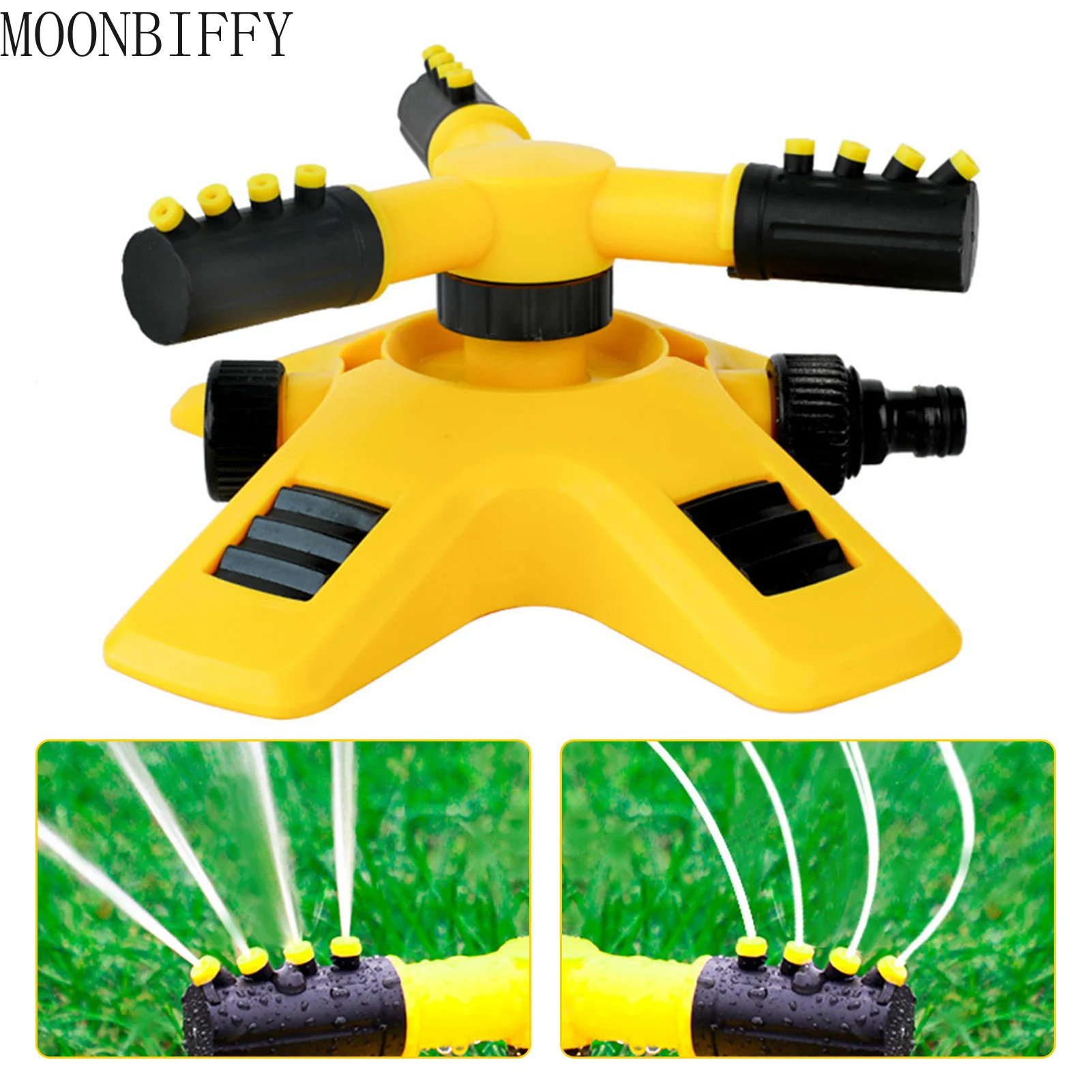 

New type 360 degree rotating automatic lawn sprinkler yard wide cover water sprinkler garden irrigation supplies