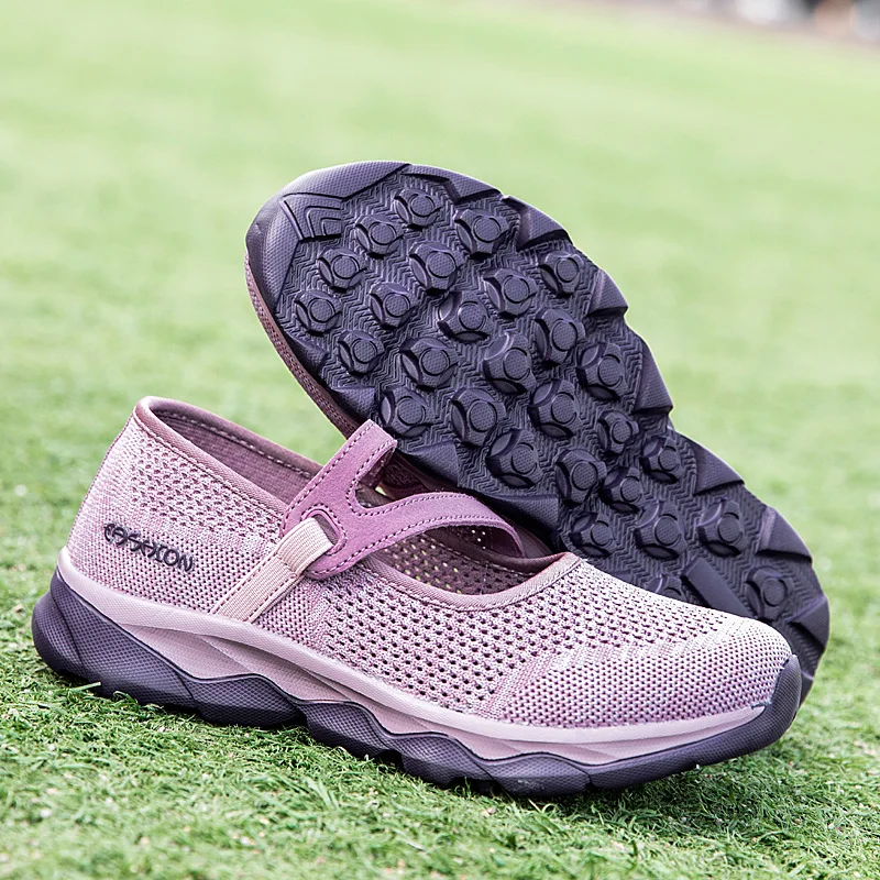 2020 Summer Sneakers Women's Shoes Mom Leisure Soft Bottom   Breathable Air Mesh Walking Shoes