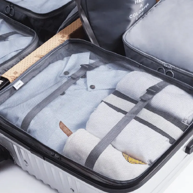 6/7/8PCS Packing Cubes for Travel Luggage Organiser Bag Compression Pouches Clothes Suitcase, Packing Organizers Storage Bags fo