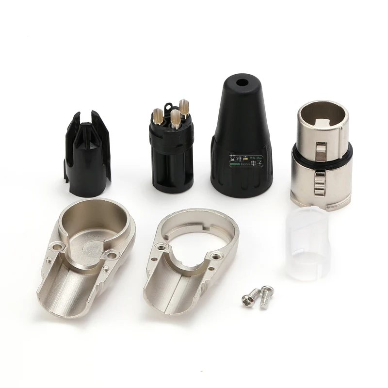 NEUTRIKs REAN 90° - правый угловой XLR-штекер L-образный 3-контактный мужской/женский микрофонный аудиолинейный разъем для сварки YS186 YS187 YONGSHENG on.