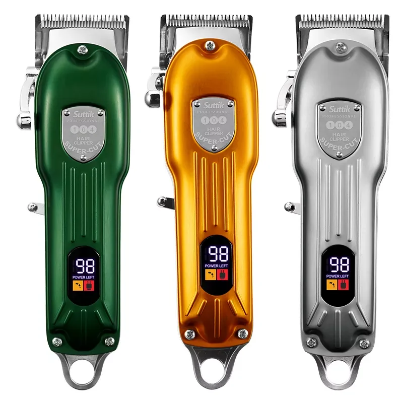 Barbershop USB Rechargeable LED Display Adjustable Hair Clipper Cordless Hair Trimmer 0mm Men Hair Cutting Machine