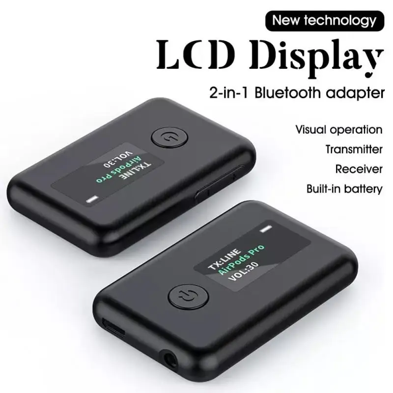 

Receiver Transmitter 2 in 1 Stereo Wireless Aux Audio Music Receiver 3.5mm Jack RCA Car Adapter for TV PC Headphone