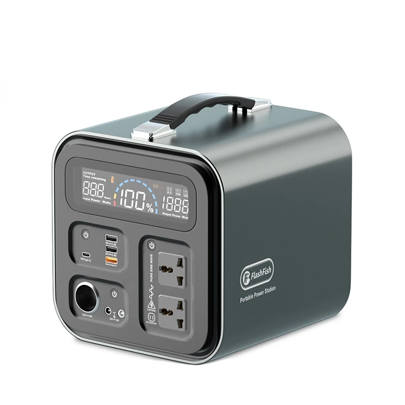 

Hot Selling outdoor equipment AC 600W power bank with led 148800mAh alternative energy generators