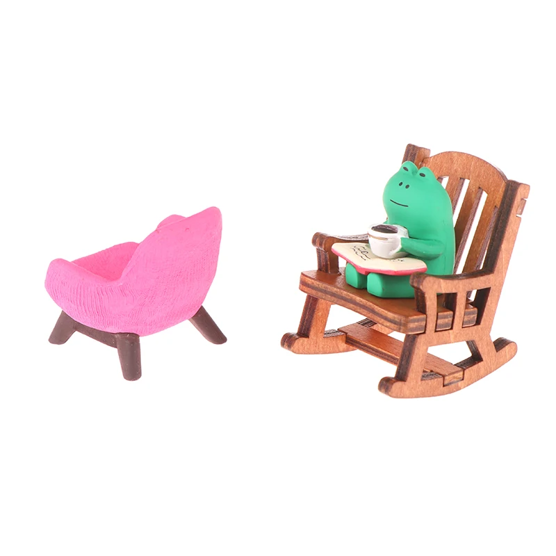 Симпатичное кресло-качалка в виде лягушки исцеляющее офисное настольное