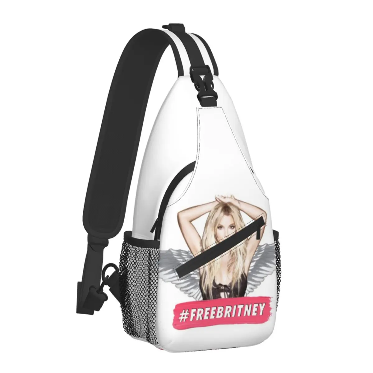 

FREE BRITNEY Shoulder Bags Freedom Daily Chest Bag Unisex Sport Print Sling Bag Fashion School Small Bags