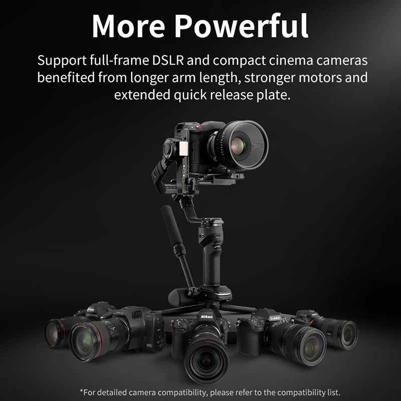 Фото ZHIYUN Crane 4, стабилизатор подвеса для камеры, 3-осевой ручной подвес, заполняющий светильник для камеры Canon DSLR, портретная съемка №4