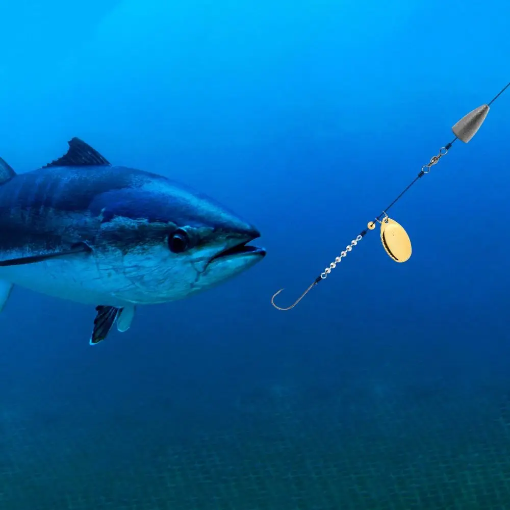 5 шт. поворотная цепочка из бисера для рыбалки нержавеющая сталь не легко