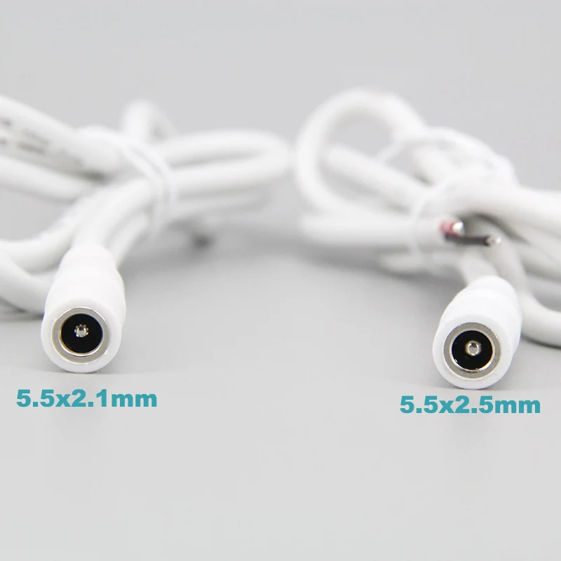 0 2 м/1 м 18awg 7A Штекерный кабель постоянного тока DC женский Разъем Удлинительный