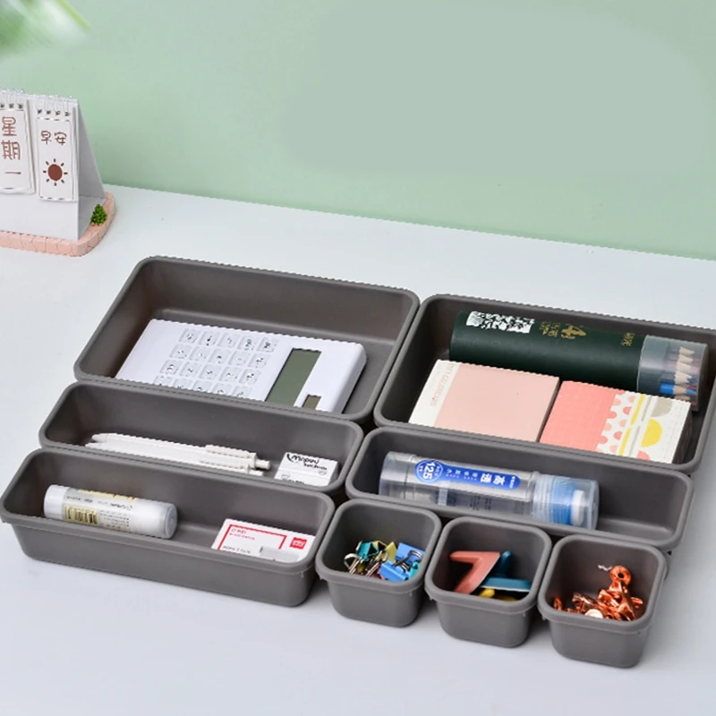 Блокировочная коробка 8 шт. бесплатная комбинация органайзер для ящиков стола