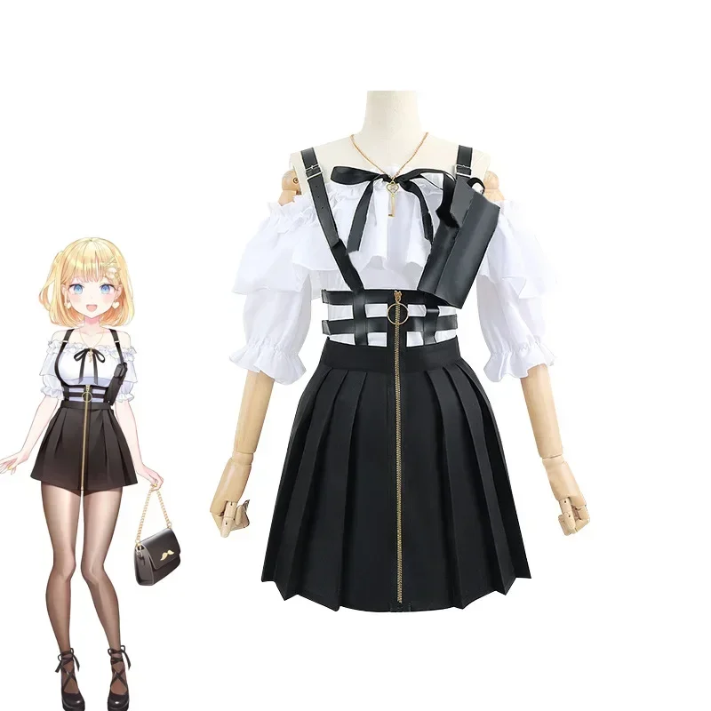 Аниме VTuber Watson Amelia карнавальный костюм повседневная одежда для девочек Hololive EN