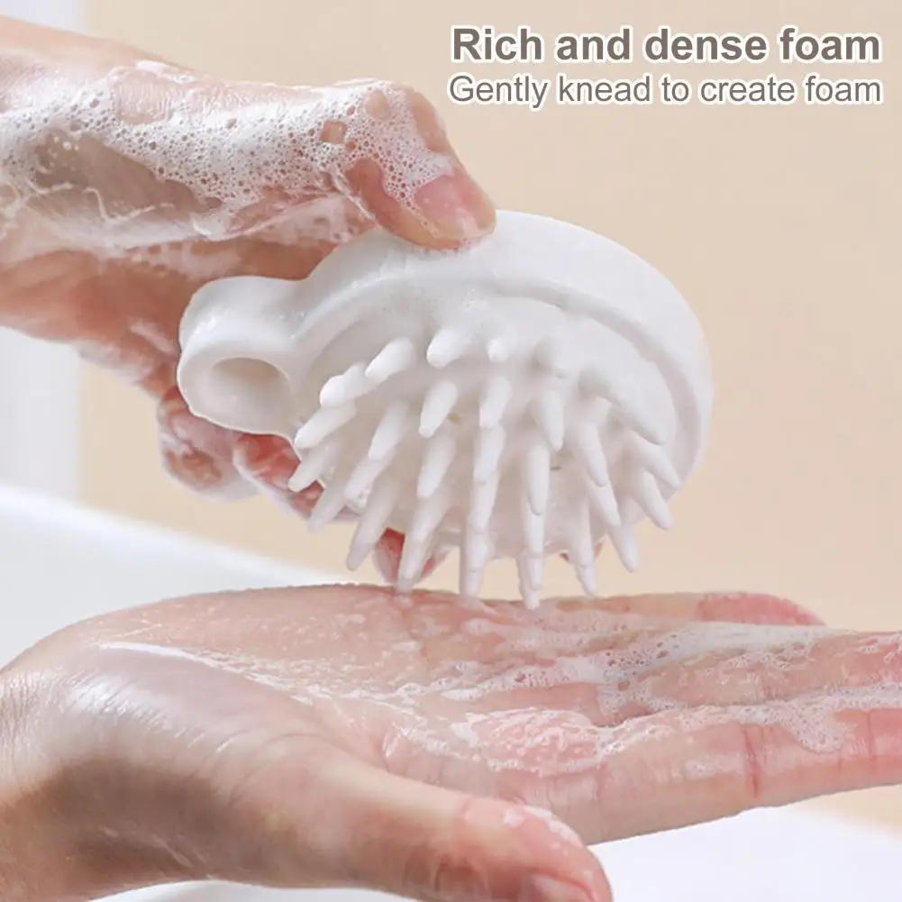 

Hair Brush Mini Head Durable Clean Scalp Washing Tool Japanese Handheld Shampoo Massaging Comb Wet And Dry Scalp Brush For Home