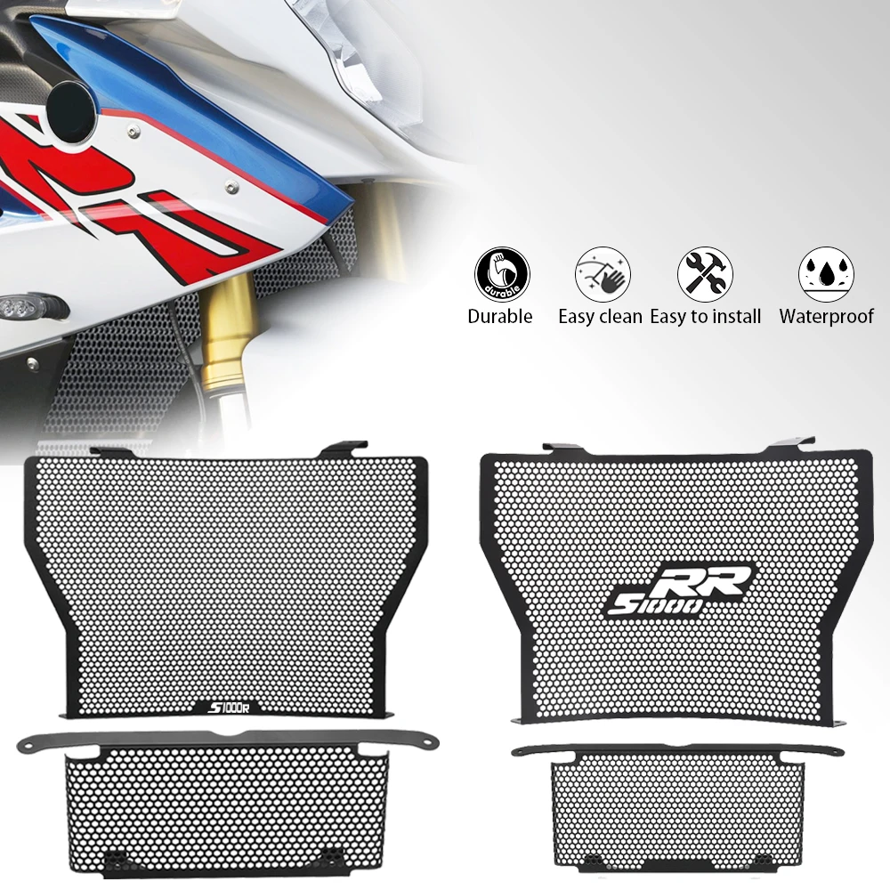 ДЛЯ BMW S 1000 RR HP4 2013 2014 2015 2016 Мотоциклетный радиатор масляного радиатора Защитная