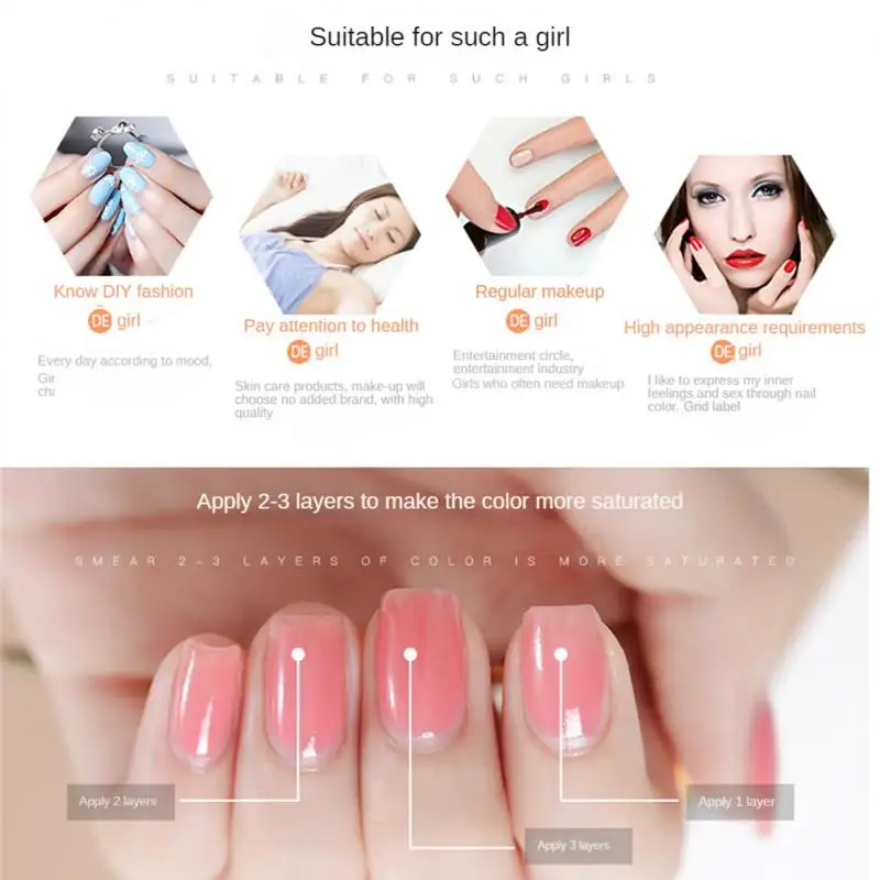 

Quick-drying Gel Nail Polish Long Lasting Manicure No-bake Diy Nails Nail Art Polish Gel Nail Supplies Waterproof Nail Varnish