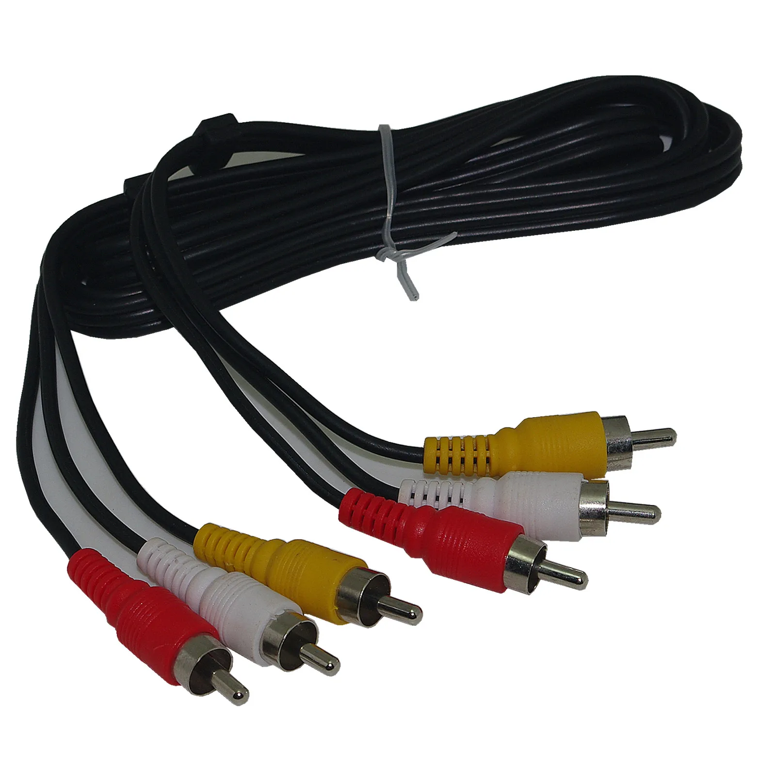Тройной HDTV 3RCA Stecker auf 3 RCA Композитный Аудио Видео AV кабель адаптер 1080P 1,5 м