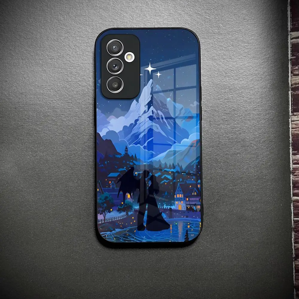 Чехол для телефона Acotar A Court Of Mist And Fury, стеклянный, для Samsung S26 S25 S24 S23 Ultra Fe Plus A16 A17 A37 A57 A15 A25 A35 (art.: 3920db45d7017) - 3920db45d7017