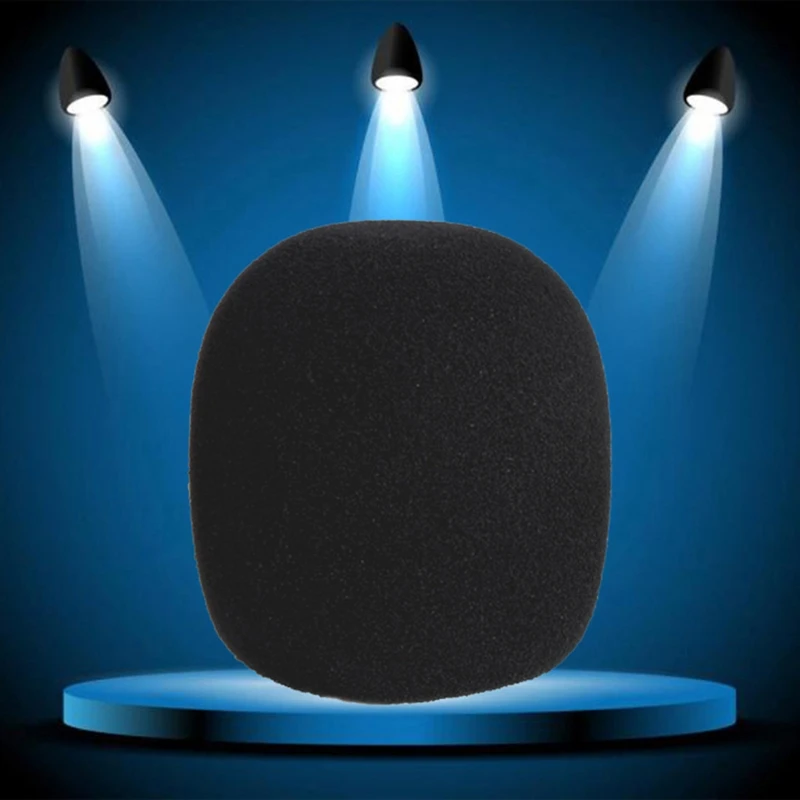 

6mm Opening Replacements Mic Sponge Covers Close Fit Soft Mic Caps Accessory