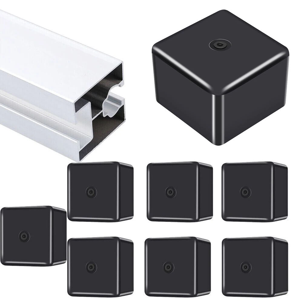 

8 PCS Solar Rail End Cap Cover Profile 40x40mm Finish Solar Rail Solar Power Photovoltaic Panel System Installation Accessories