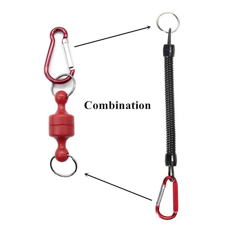 Multifunctional Fishing & Outdoor & Hiking Magnets Lanyards Fixed Rope Holders Fishing Tackle Tools Fishing Accessories 2