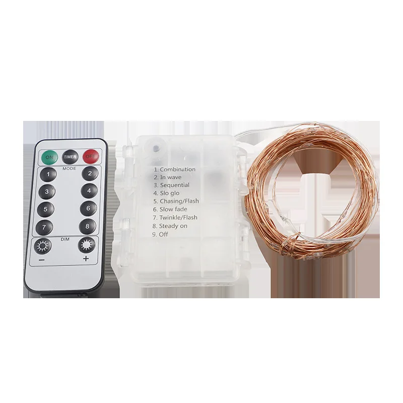 Водонепроницаемые светодиодные фонари с пультом дистанционного управления 8