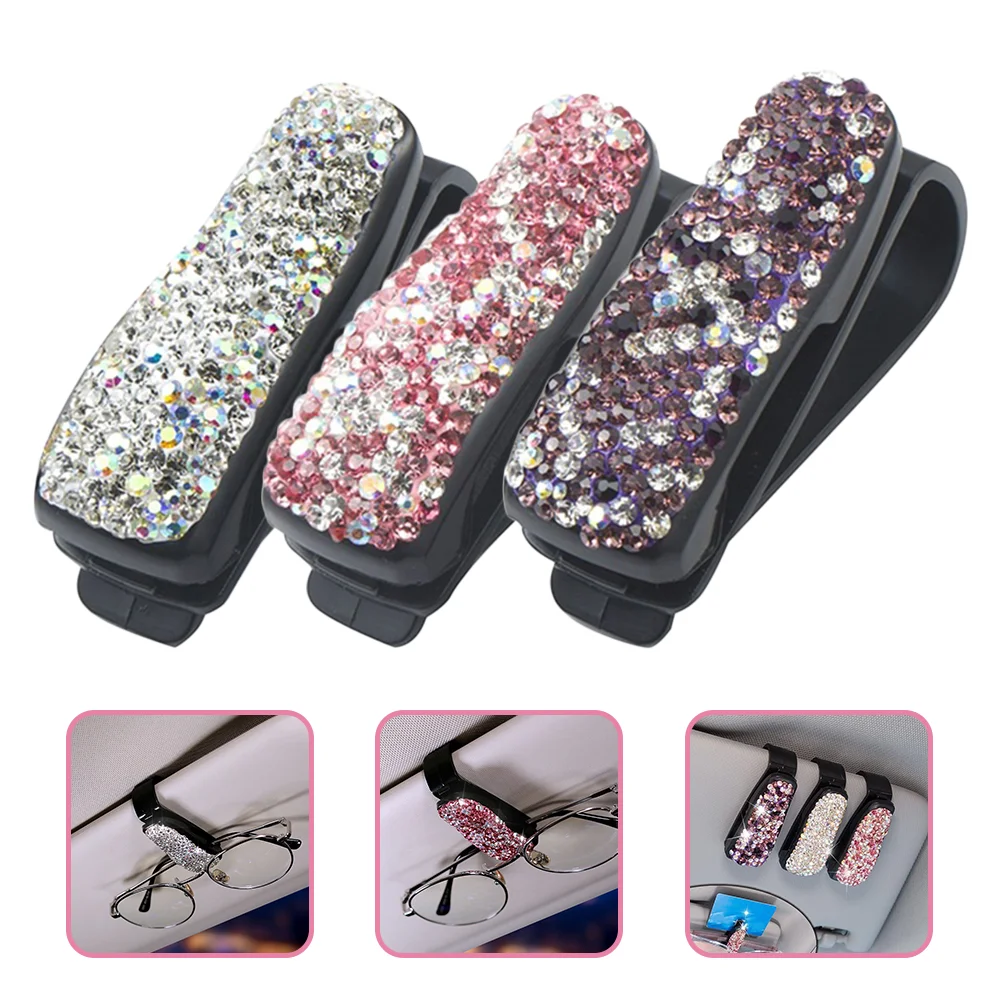 

Car Holder Visor Sunglass Sunglasses Universal Glasses Accessories Mount Organizer Clips