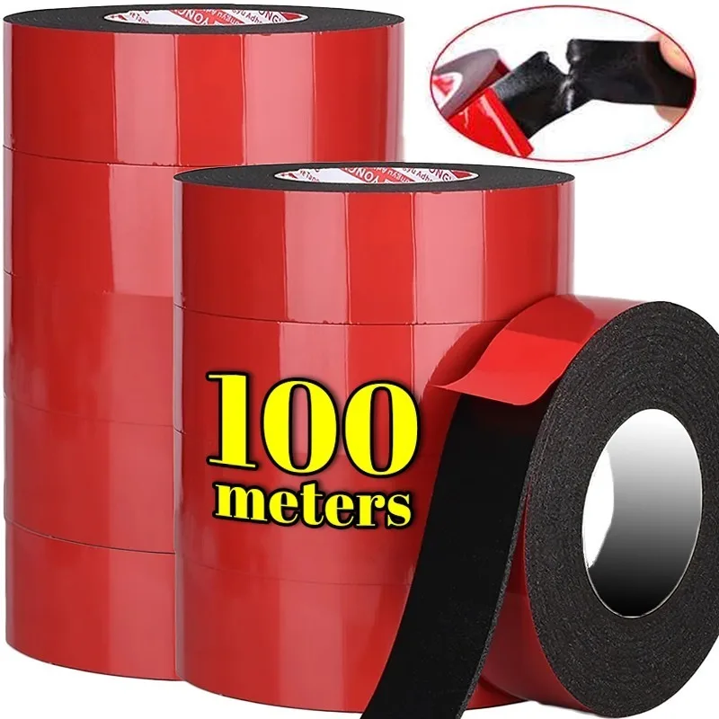 

PE двухсторонняя пенопластовая лента, устойчивая к высоким температурам самоклеящиеся ленты, сверхмощные фиксирующие подушечки, полоски для настенного светодиодного освещения автомобиля