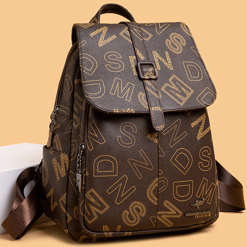Женская сумка для книг новые модные рюкзаки с буквенным принтом повседневная