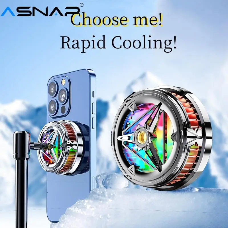 ASNAP Магнитный кулер для телефона Полупроводниковый радиатор Охлаждающий