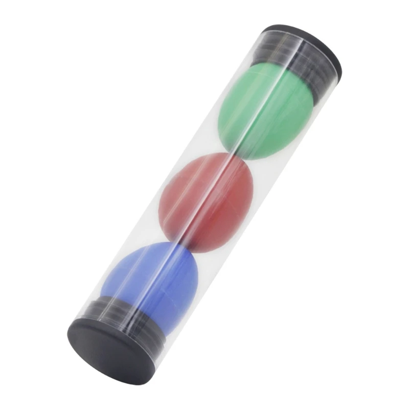 

F1FD 3Pcs Plastic Egg Shakers Musical Toy Musical Maracas for Music Party, Classroom