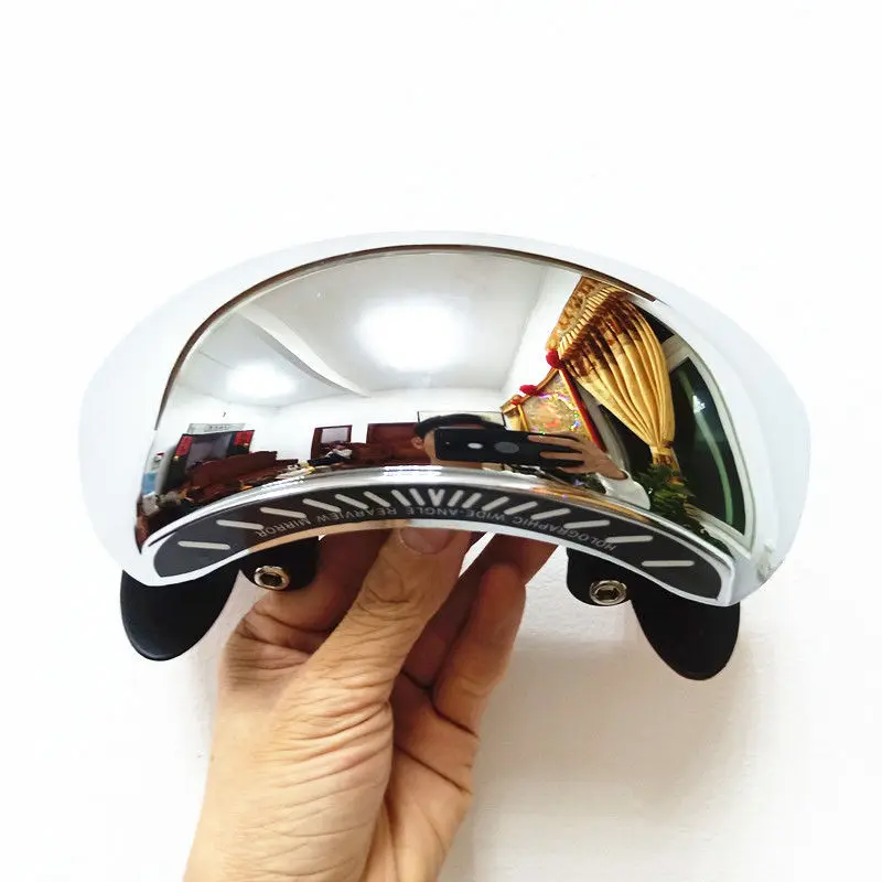 

Motorcycle rear view mirror Espejo retrovisor gran angular para motocicleta, parabrisas de 180 grados, espejo de punto ciego f