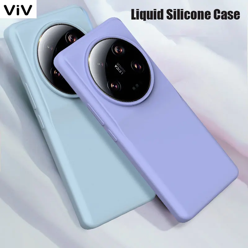 

For Xiaomi 13 Ultra Liquid Silicone Case Baby skin Touch Mi 13U TPU Soft Back Cover Shockproof Coque 360 Protect Shell Funda