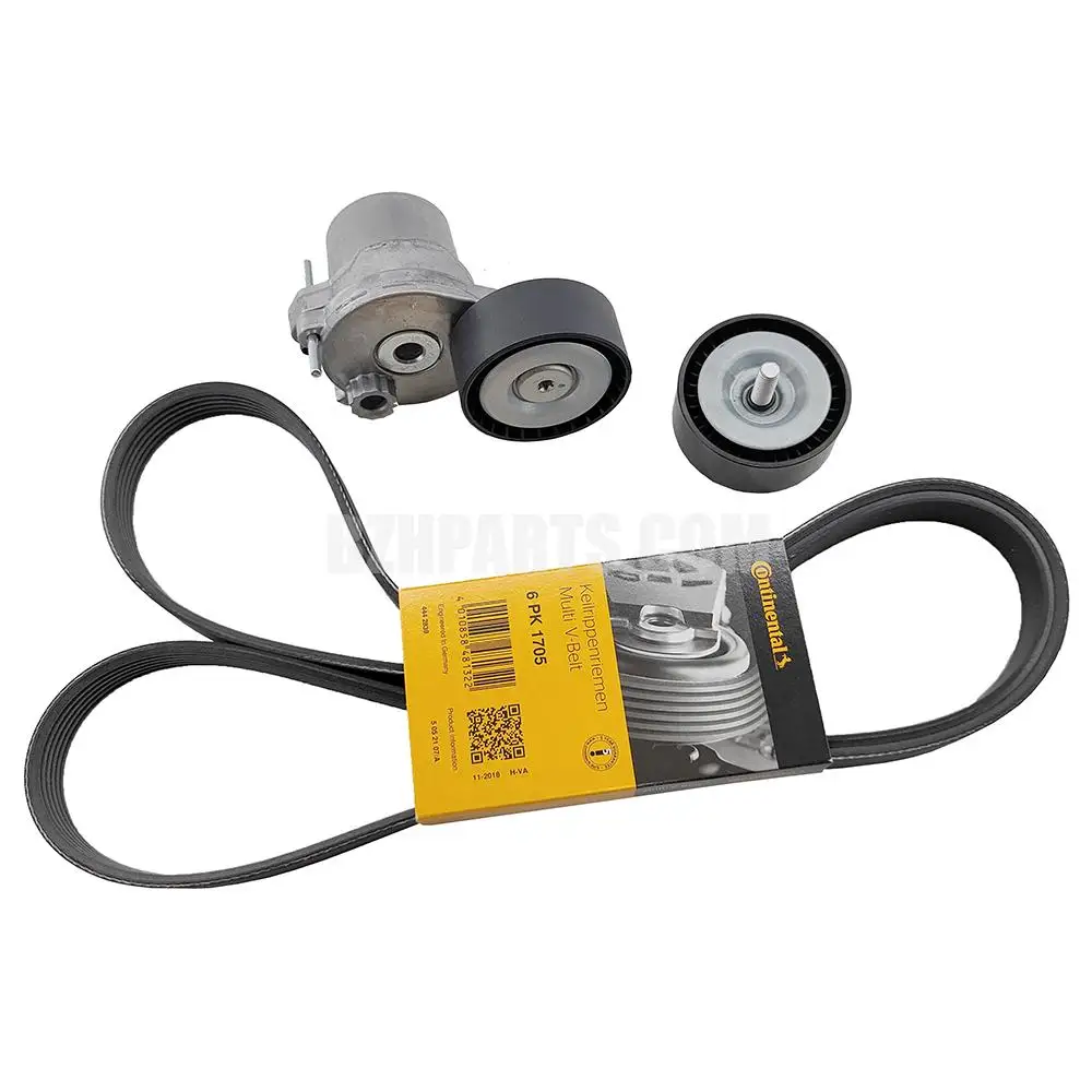 Натяжитель ремня привода Continental 6PK1705K1 в сборе 3 шт. A2742001270/A0009933900/A2742020019 для Mercedes-Benz