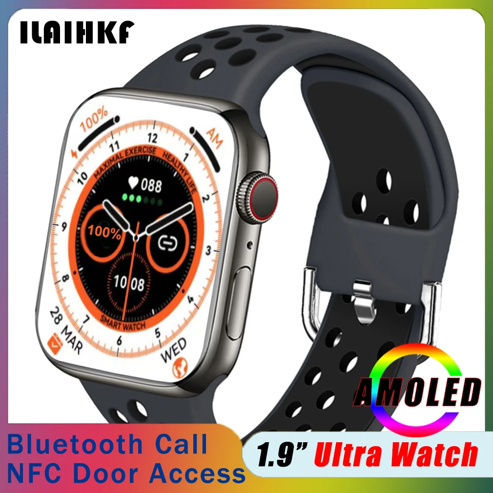 

Lenovo GPS Tracker Smartwatch Men Wireless Charging Sports Digital Watches 1.9 inch Large HD Screen Smart Watch For IOS Android