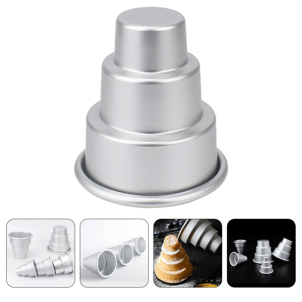 

Aluminum Alloy Reusable Professional Resistant Compact for Jelly Pudding Cupcake Cake