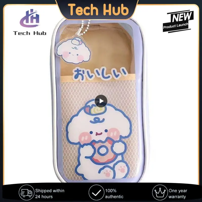 

Pencil Case Double-head Zipper Waterproof And Dustproof Transparent Pencil Bag Stationery Large Capacity Stationery Box 88.8g