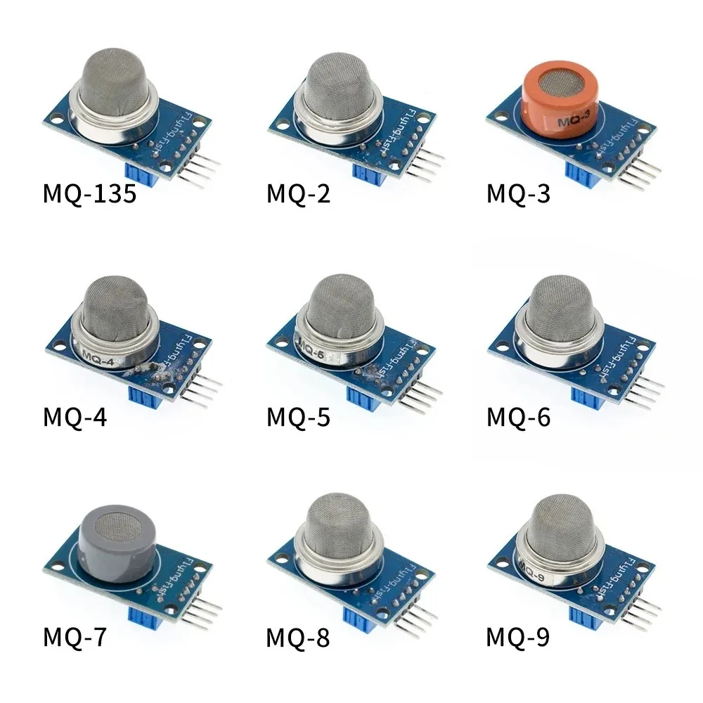 MQ-135 MQ-2 MQ-3 MQ-4 MQ-5 MQ-6 MQ-7 MQ-8 MQ-9 Модуль датчика обнаружения дыма метана сжиженного газа