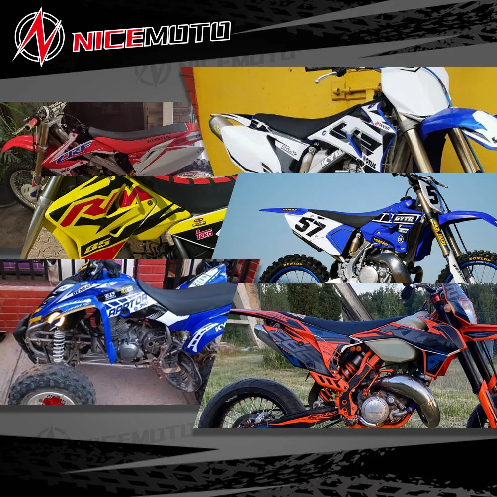 NICEMOTO Custom Team Graphics Decals Stickers Kit For KTM 2019 2020 2021 SX SXF , 2020 2021 2022 EXC XC-W EXC-F images - 6