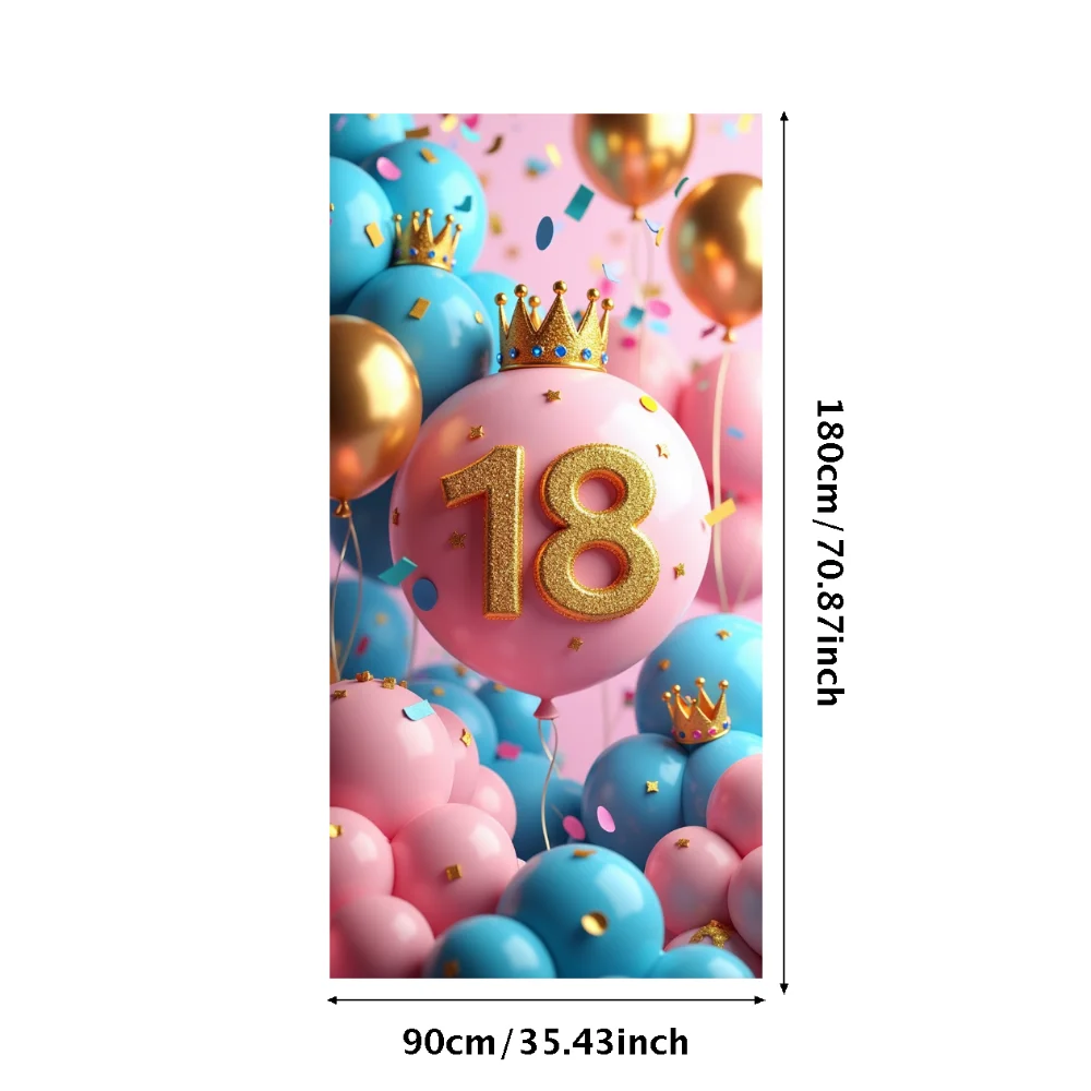 

Баннер для вечеринки 18 лет