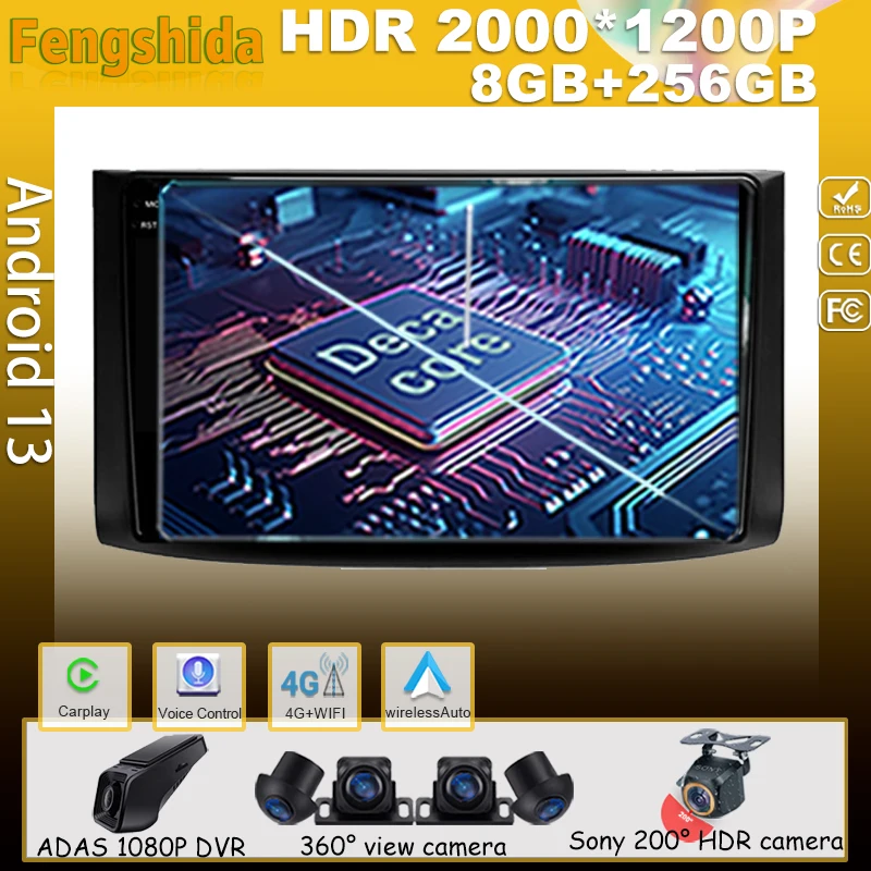 Автомобильная навигация Android для Chevrolet Aveo T250 2006-2012 Nexia 1 2020-2022 Авто радио без плеера