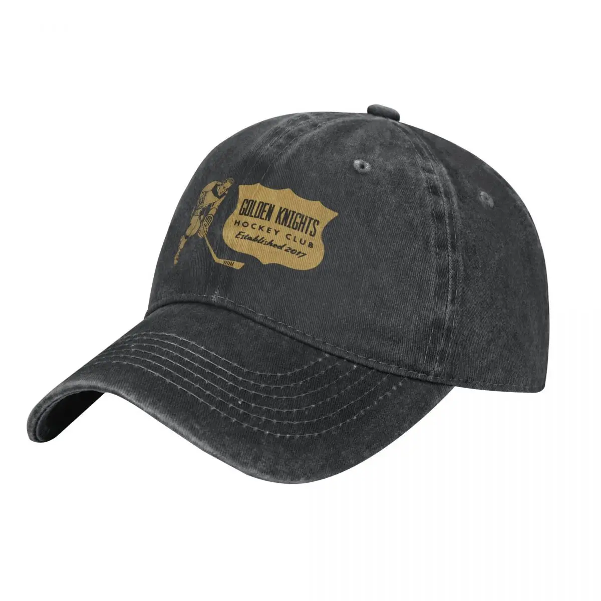 

Washed Men's Baseball Cap Hockey Trucker Snapback Caps Dad Hat Golden Knights Golf Hats
