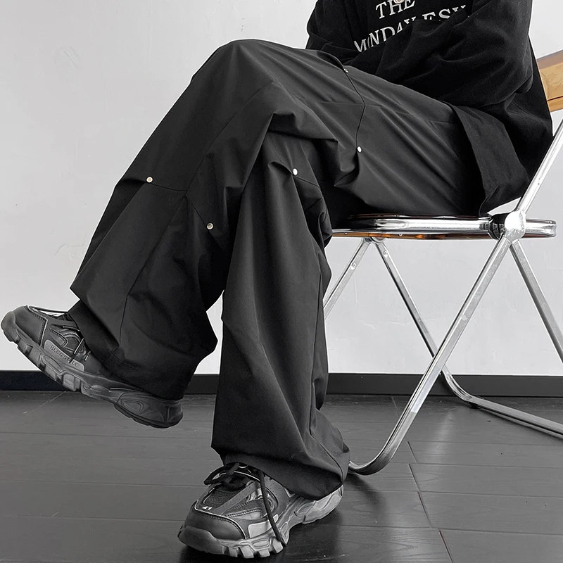 2024 Летние повседневные мешковатые брюки большого размера Y2K мужские брюки-карго