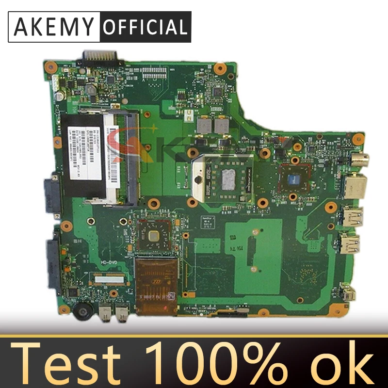 

laptop motherboard for TOSHIBA SATELLITE A215 V000108680 6050A2127101-MB-A02 DDR2 Mainboard warranty 60 days