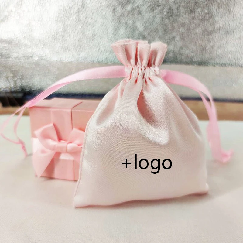 50 шт. детский Шелковый атласный мешочек для ювелирных изделий | Украшения и