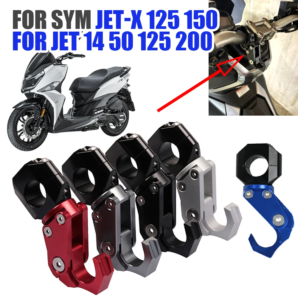 

For SYM JET-X 125 150 X125 X150 JET 14 50 125 200 Motorcycle Accessories Luggage Bag Hook Claws Hanger Grip Helmet Holder Hand