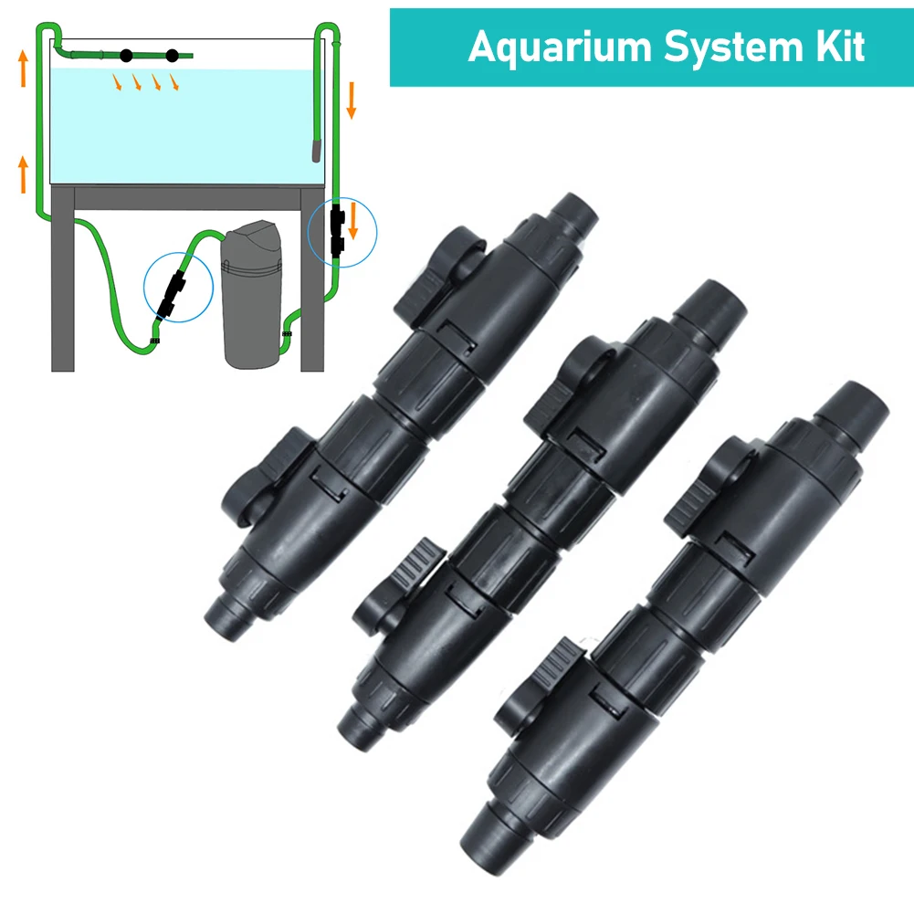 

Aquarium Hose Valve FIshbowl 12mm 16mm Adapter Water Flow Control Throttle Connector Switch Pipe Easy Install Fish Tanks Filter