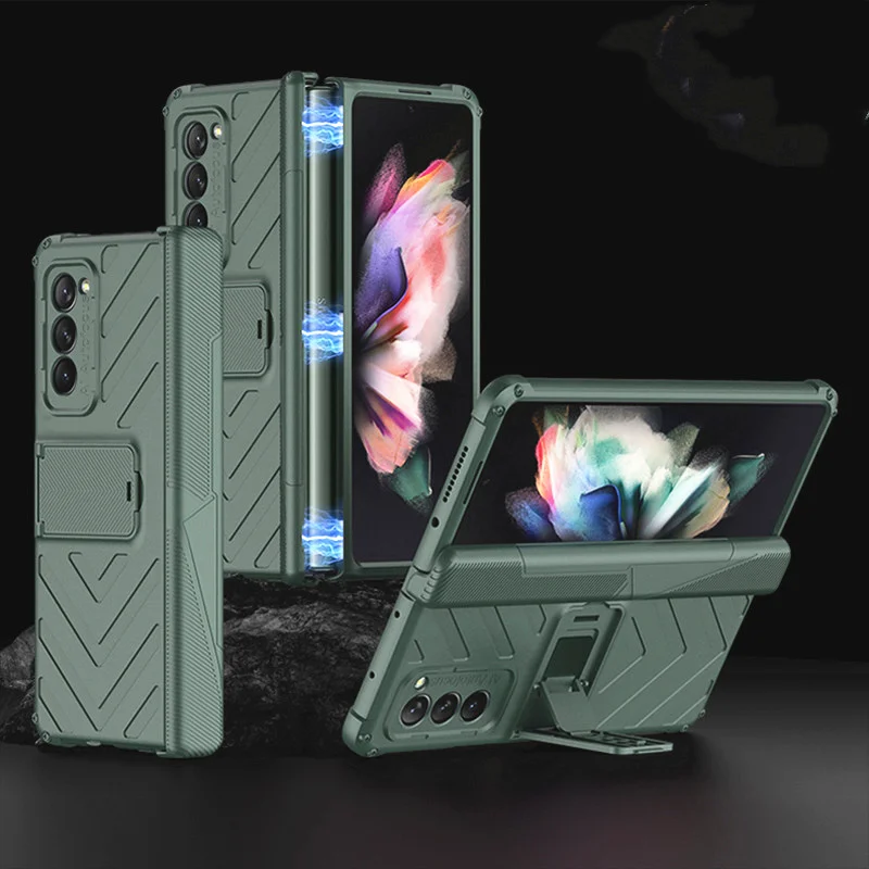 

Противоударный Магнитный чехол с петлями для Samsung Galaxy Z Fold 2