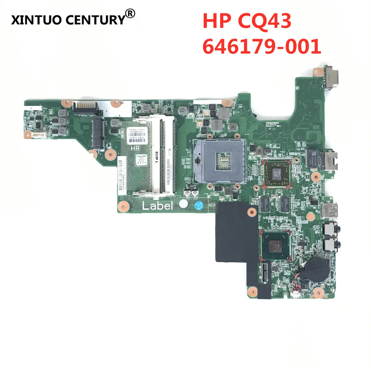 Материнская плата 646179-001 HM65 HD6470/512M для серии HP CQ43 CQ57, протестирована и хорошо работает